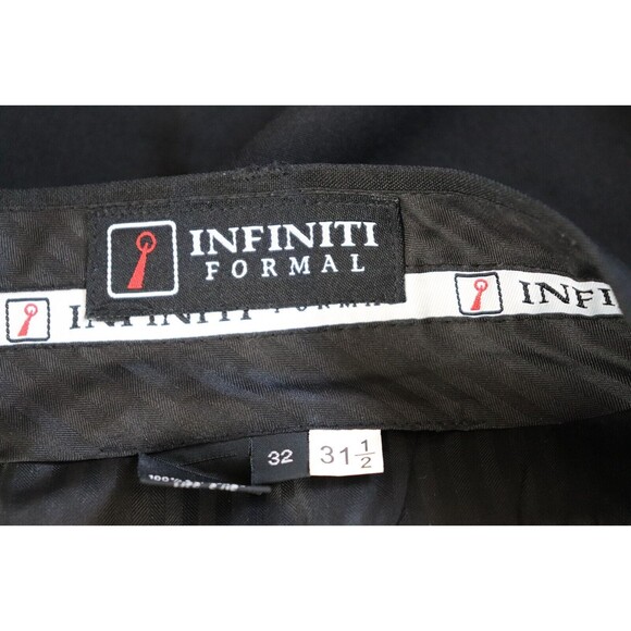 Infiniti Formal Dress Pants Men 32x32 Black - Picture 6 of 6